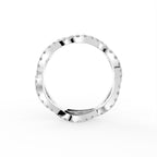 vimg:FJ4824|vimg:FJ4825|14K White Gold Eternity Round Diamond Ring — FRONT
