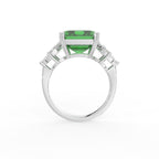 18K Solitaire Marquise Diamond Ring — FRONT