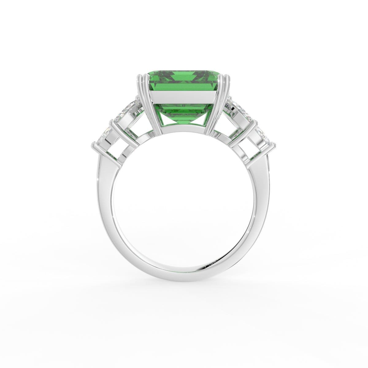 18K Solitaire Marquise Diamond Ring — FRONT