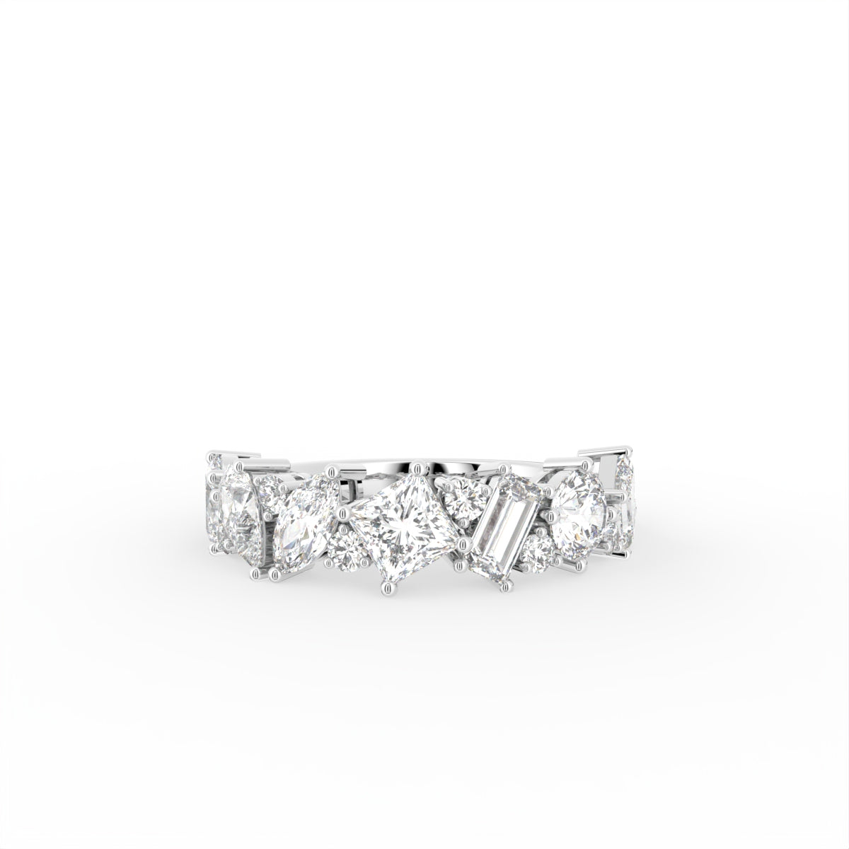 18K Eternity Diamond Ring — TOP