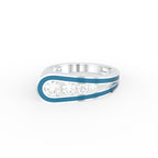 Sterling Silver Diamond Ring — TOP