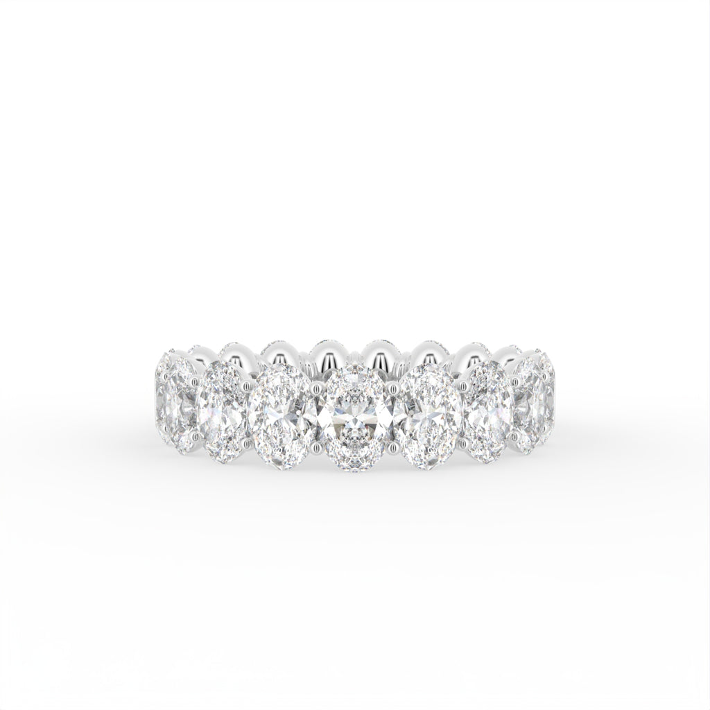 vimg:FJ4094|vimg:FJ4095|vimg:FJ4096|vimg:FJ3872|vimg:FJ3873|vimg:FJ3874|vimg:FJ4092|14K White Gold Full Eternity Oval Diamond Ring — TOP