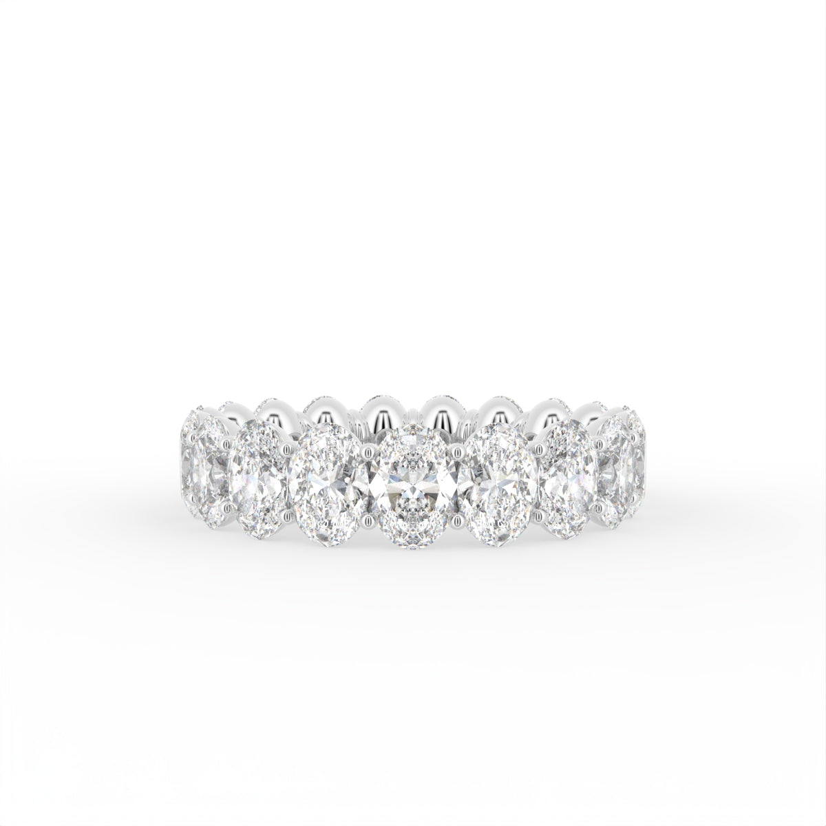vimg:FJ4094|vimg:FJ4095|vimg:FJ4096|vimg:FJ3872|vimg:FJ3873|vimg:FJ3874|vimg:FJ4092|14K White Gold Full Eternity Oval Diamond Ring — TOP