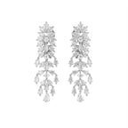 18K Bespoke Chandelier Diamond Earrings — TOP