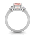vimg:FJ2421|18K Trilogy Radiant Diamond Ring — FRONT