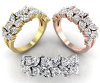 18K Eternity Marquise Diamond Ring — 3 COLOR