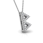 18K Berkana Viking Diamond Pendant — RIGHT