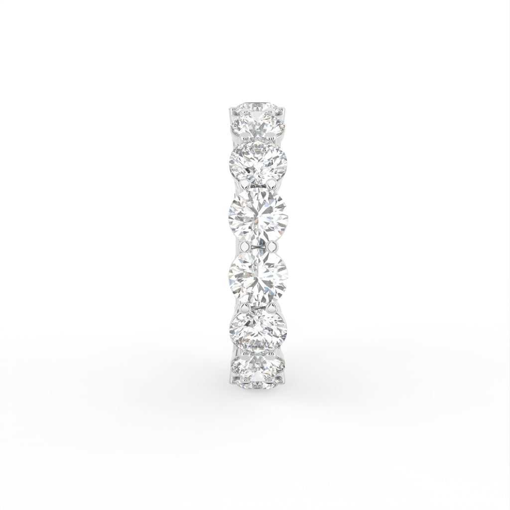 Sterling Silver Diamond Ring — 3D / RIGHT