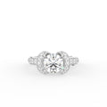 18K Bespoke Round Diamond Solitaire Ring — TOP