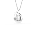 18K Bespoke Emerald Diamond Pendant — FRONT