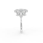 vimg:FJSTWG00078|18K Trilogy Oval Diamond Engagement Ring — SIDE