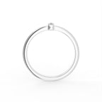 18K Pave Diamond Band Ring — FRONT