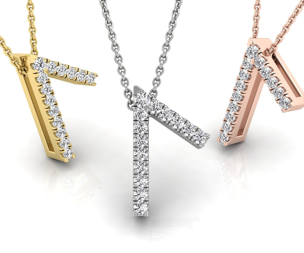 vimg:FJ0809|vimg:FJ3148|18K White Gold Hagalaz Viking Round Diamond Pendant — 3 COLOR