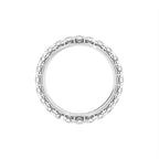14K Full Eternity Diamond Ring — FRONT