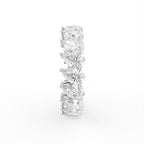 vimg:FJ3287|vimg:FJ3860|vimg:FJ3861|vimg:FJ3911|vimg:FJ3912|14K White Gold Full Eternity Pear Diamond Ring — SIDE