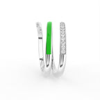 18K Bespoke Diamond Ring — SIDE