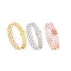 18K Gold Marquise Diamond Bracelet — 3 COLOR
