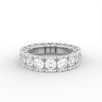 Sterling Silver Round Diamond Ring — TOP