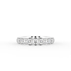 18K Eternity Round Diamond Ring — TOP