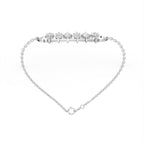 18K Diamond Bar Bracelet — FRONT