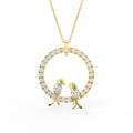 Sterling Silver Diamond Pendant — TOP