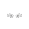 vimg:FJ4721|vimg:FJ6634|14K White Gold Pear Diamond Stud Earrings — TOP