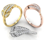 18K Bespoke Pave Diamond Ring — 3 COLOR