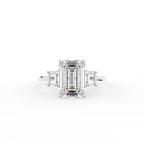 vimg:Z00312|18K Trilogy Radiant Diamond Ring — TOP
