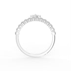 18K Bespoke Pear Diamond Ring — FRONT