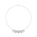 14K Oval Diamond Choker Necklace — TOP