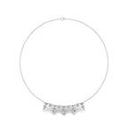 14K Oval Diamond Choker Necklace — TOP