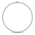 18K Tennis Diamond Necklace — TOP