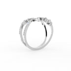 18K Bespoke Marquise Diamond Ring — 3D VIEW
