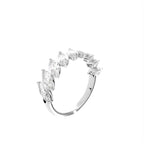 vimg:FJ4665|vimg:FJ4672|vimg:FJ4673|14K White Gold Eternity Marquise Diamond Ring — 3D VIEW