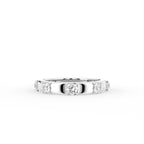 18K Eternity Round Diamond Ring — TOP