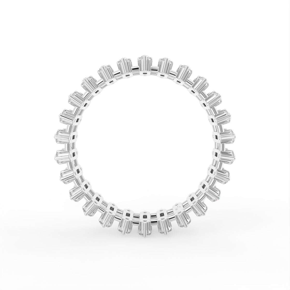 18K Eternity Diamond Ring — FRONT