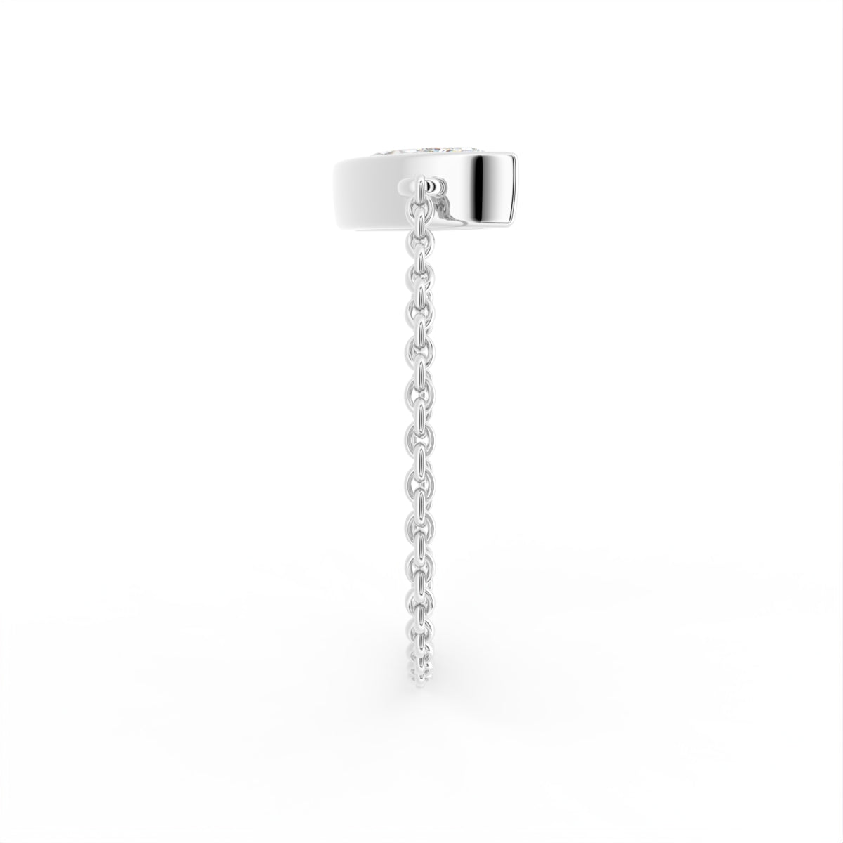 14K Solitaire Marquise Diamond Ring — SIDE