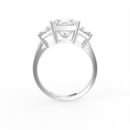 vimg:Z00310|18K Trilogy Princess Diamond Ring — FRONT