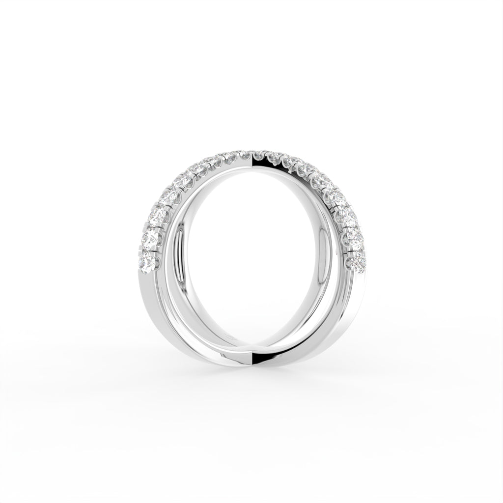 18K Bespoke Diamond Ring — SIDE