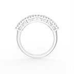 18K Bespoke Pave Diamond Ring — FRONT