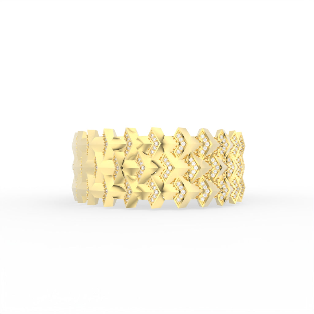 Sterling Silver Diamond Bracelet — TOP