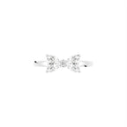 18K Bespoke Heart Diamond Ring — TOP