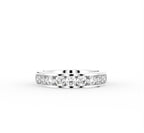 18K Eternity Round Diamond Ring — TOP