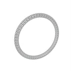 18K Round Diamond Pave Bracelet — 3D VIEW