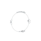 18K Floral Diamond Bracelet — 3D VIEW