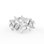 18K Bespoke Baguette Diamond Ring — TOP