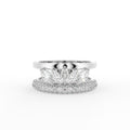 18K Bespoke Marquise Diamond Crown Ring — TOP