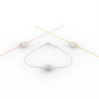 18K Gold Marquise Diamond Bracelet — 3 COLOR