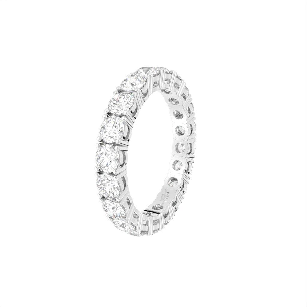 18K Eternity Diamond Ring — 3D VIEW