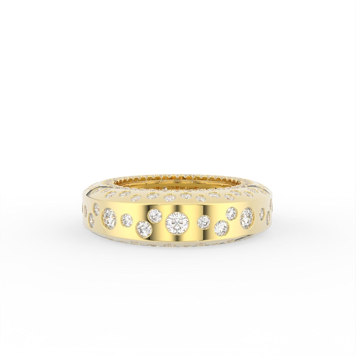 Sterling Silver Diamond Ring — TOP